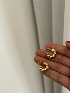 ARGOLAS CHARLOTTE BANHO OURO - comprar online
