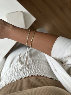 Imagem do BRACELETE FINE RÓDIO BRANCO (prata)