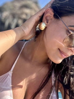 BRINCO OHANA BANHO OURO - POLYANNA 