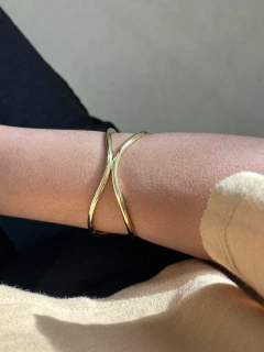 BRACELETE VALENTINA AJUSTÁVEL BANHO OURO na internet