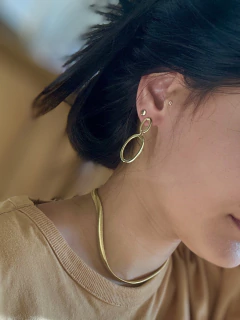 BRINCOS OLÍMPIA BANHO OURO - comprar online