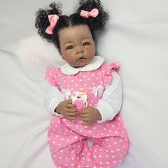 Imagem do BONECA REBORN REALISTA PODE TOMAR BANHO MORENA