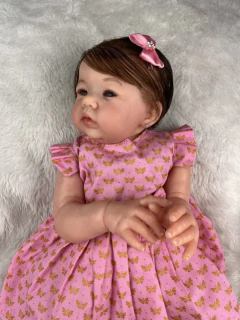 BEBE REBORN ORIGINAL MENINA REALISTA PODE DAR BANHO na internet