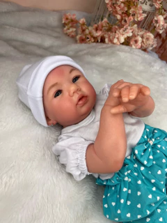 Bebê Reborn Menina Realista Carequinha Com Enxoval Completo - loja online