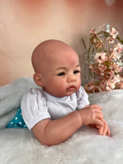 Bebê Reborn Menina Realista Carequinha Com Enxoval Completo - loja online
