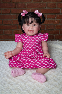 Bebê Reborn Menina Corpo Vinil Silicone Realista - comprar online