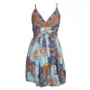 Vestido Curto Hippie e Boho Estampado 