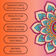 Saia Longa Indiana Estilo Envelope Dupla Face Vira Vestido