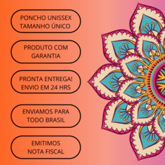 Ponchos e Casacos Inverno Hippie Boho Chic