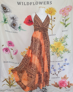 Vestido Longo Florido Indiano Primavera Verão Boho Breeze