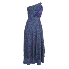 Saia Longa Indiana Dupla Face 2 em 1 Vira Vestido Boho Chic - comprar online