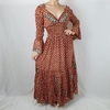 Vestido Boho Chic Bohemio Estilo Hippie e Boho Chi Longo Indiano Estampado Floral