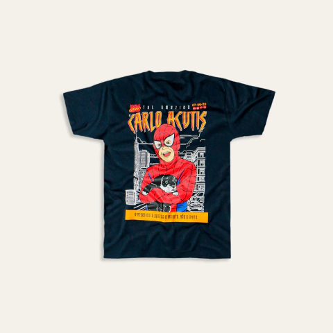 CAMISETA INFANTIL CARLO ACUTIS MIRANHA