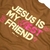OVERSIZED JESUS BEST FRIEND - CARAMELO PREMIUM na internet