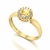 Anel Majestic Citrino e Diamantes Naturais Ouro 18k - comprar online