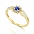 Anel de Formatura de Fonoaudiologia Lovely II Ouro 18k