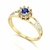 Anel de Formatura Fonoaudiologia Crown Ouro 18k