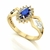 Anel de Formatura de Arquitetura Lovely V Ouro 18k