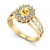 Anel de Formatura de Farmácia Bright Ouro 18k