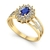 Anel de Formatura de Psicologia Bright Ouro 18k