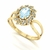 Anel Magnus Flos Água Marinha e Diamantes Naturais Ouro 18k - comprar online