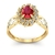 Anel de Formatura de Direito Magnus Flos Ouro 18k - comprar online