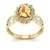 Anel de Formatura de Farmácia Magnus Flos Ouro 18k - comprar online