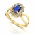 Anel Magnus Flos Safira e Diamantes Naturais Ouro 18k - comprar online