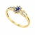 Anel de Formatura de Engenharia Civil Lovely Ouro 18k
