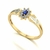 Anel de Formatura de Pedagogia Lovely Ouro 18k