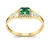 Anel de Formatura de Biomedicina Small Square Ouro 18k - comprar online