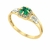 Anel de Formatura de Ed. Física Small Square Ouro 18k