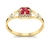 Anel de Formatura de Direito Small Square Ouro 18k - comprar online