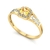 Anel de Formatura de Farmácia Small Square Ouro 18k