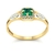 Anel de Formatura de Veterinária Small Square Ouro 18k - comprar online