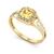 Anel de Formatura de Farmácia Big Square Ouro 18k