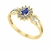 Anel de Formatura de Engenharia Civil Lovely IV Ouro 18k