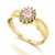 Anel Sovereign Turmalina Rosa e Diamantes Ouro 18k - comprar online