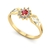 Anel de Formatura de Direito Lovely III Ouro 18k
