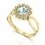 Anel Magnus Flos II Água Marinha e Diamantes Naturais Ouro 18k - comprar online