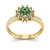 Anel de Formatura de Biomedicina Flower Ouro 18k - comprar online