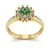 Anel de Formatura de Fisioterapia Flower Ouro 18k - comprar online