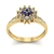 Anel de Formatura de Psicologia Flower Ouro 18k - comprar online