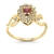 Anel de Formatura de Odontologia Serpentes II Ouro 18k - comprar online