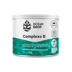COMPLEXO B COM 60 CÁPSULAS DE 500MG OCEAN DROP