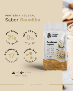 PROTEÍNA VEGETAL 450g OCEAN DROP - Vegan Pharma - A 1ª Farmácia 100% Vegana do Brasil