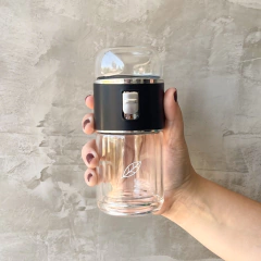 Garrafa de vidro com infusor e case Ah! Natu - comprar online