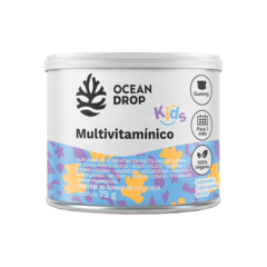 GUMMY MULTIVITAMÍNICO KIDS COM 30 GOMAS DE 2,5 GRAMAS OCEAN DROP