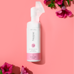 ESPUMA PELE SENSIVEL FACIAL 150ml COM ESPONJA HAPPIE