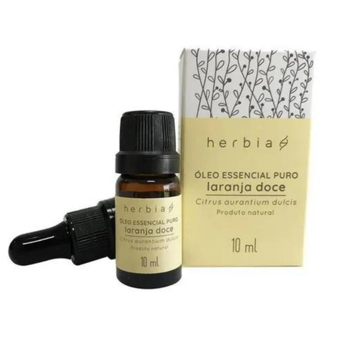 OLEO ESSENCIAL DE LARANJA DOCE 10ML HERBIA